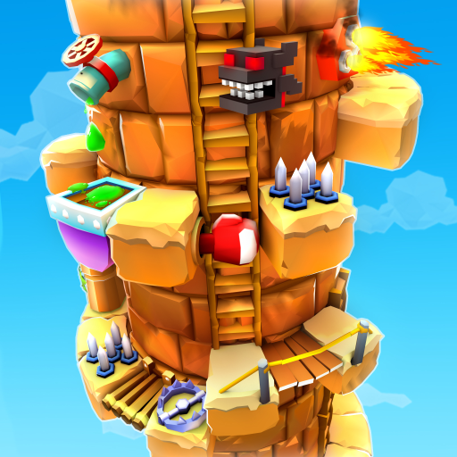 Blocky Castle Tower Climbpng